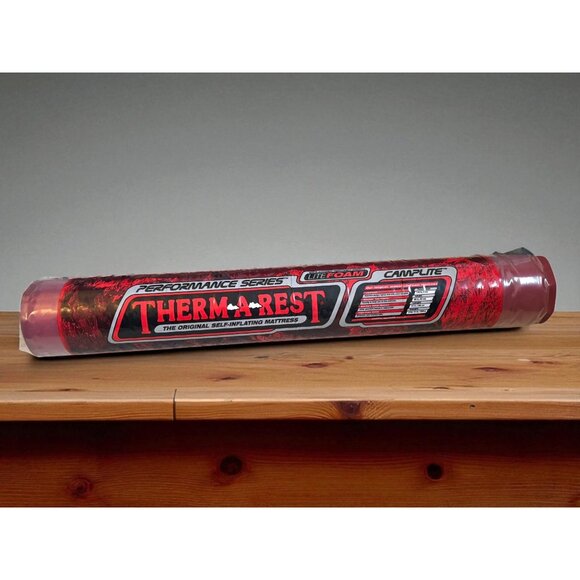 Therm A Rest Self Inflating Mattress Camplite 77x25 New Red Camping Mat - Picture 1 of 6